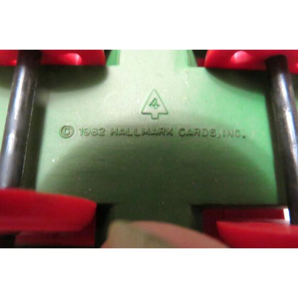 Jolly Trolley Hallmark Christmas ornament 1982 Santa bear on wheels Keepsake - Picture 5 of 5